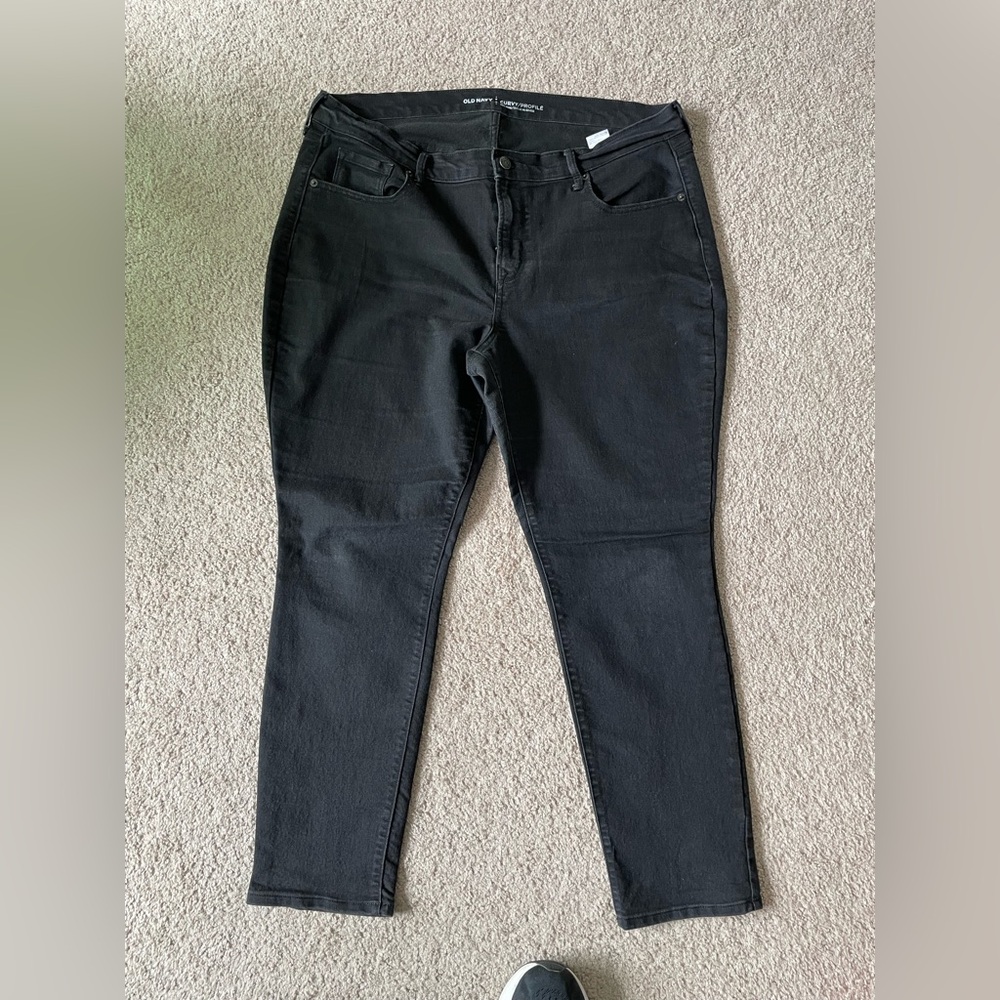 Old Navy Black Skinny Jeans Sleek Modern Fit